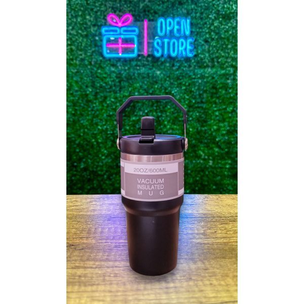 VASO TERMICO ACERO 600ML CON PICO Y MANIJA - Imagen 2