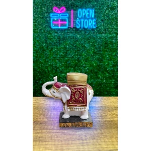 PORTA SAHUMERIO CERAMICA ELEFANTE