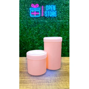 SET TARROS PLASTICO COLOR LISO