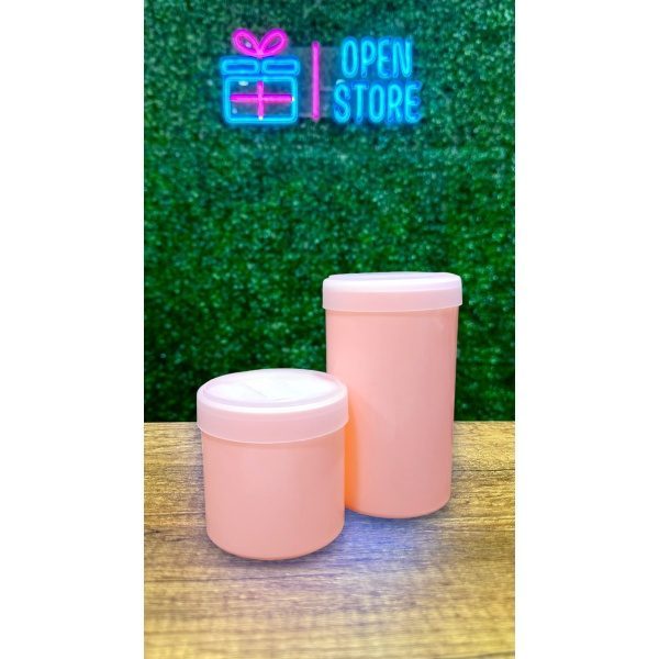 SET TARROS PLASTICO COLOR LISO