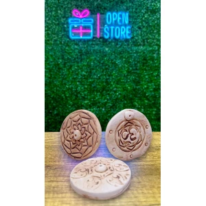 PORTA SAHUMERIO MONEDA ARCILLA