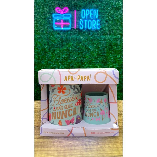 SET YERBERO LATA + MATE EN CAJA APALAPAPA - Imagen 2