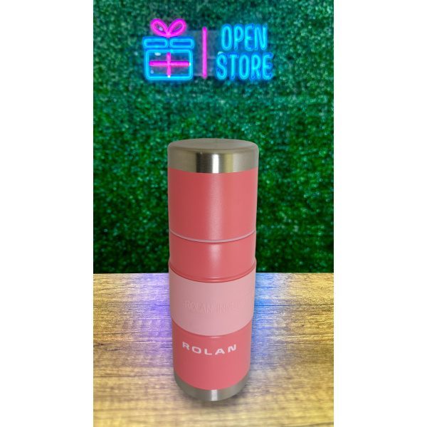 MATE LISTO ACERO 500ML (BLANCO-ROSA-VERDE-FUCSIA) - Imagen 4