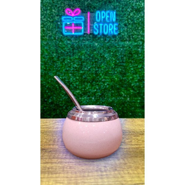 MATE CRIOLLO CERAMICA Y ACERO - Imagen 3