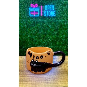 TAZA GATO NEGRO MIAO