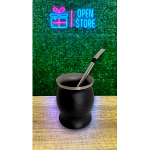 MATE ACERO PARY / VIAJERO EN CAJA CON BOMBILLA