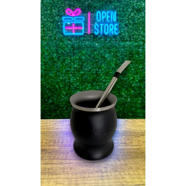 MATE ACERO PARY / VIAJERO EN CAJA CON BOMBILLA