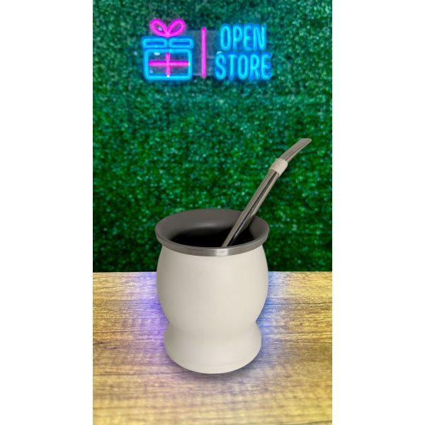 MATE ACERO PARY / VIAJERO EN CAJA CON BOMBILLA - Imagen 3