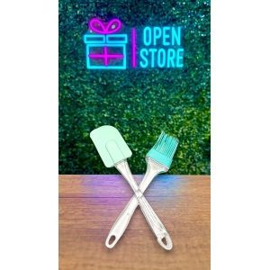 SET ESPATULA + PINCEL SILICONA