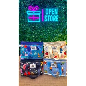 LUNCHERA TELA CHICO PINK ELEPHANT