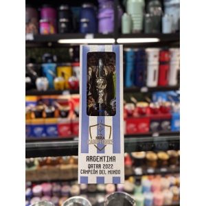 BOMBILLA NIQUELADA COPA LIBERTADORES - COPA QATAR 2022 CON PACKAGING