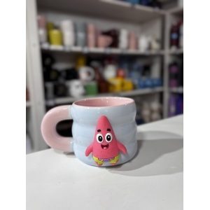TAZA BOB ESPONJA / PATRICIO CON IMAN