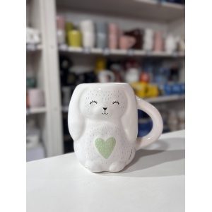 TAZA CONEJA BLANCA