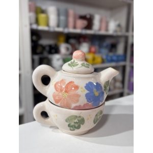 TETERA 2 EN 1 ARTESANAL HIBISCUS