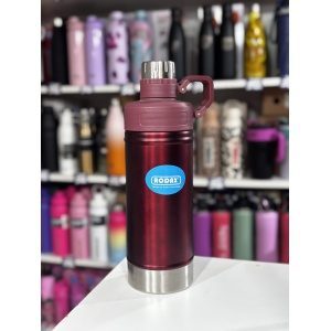BOTELLA ACERO CON TAPA A ROSCA 500ML METALIZADA RODAX
