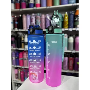 BOTELLA PLASTICO MOTIVACIONAL 1L