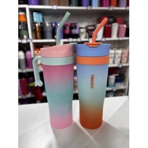 VASO PLASTICO TIPO QUENCHER 1.2L DEGRADE TRENDY