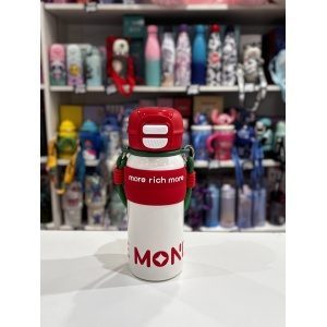 BOTELLA INFANTIL DE ACERO CON DOBLE PICO "MONEY"