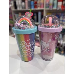 VASO ACRILICO ARCOIRIS 3D CHIMOLA