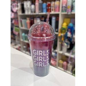 VASO ACRILICO LAMINA TORNASOLADA GIRLS