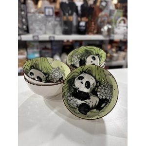 SET BOWL DISEÑO PANDA X6 EN CAJA