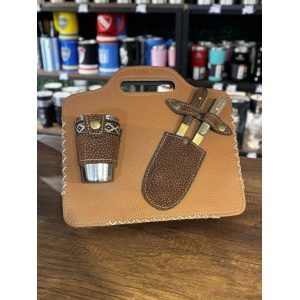JUEGO ASADO RECTANGULAR PREMIUM CON VASO (1006)