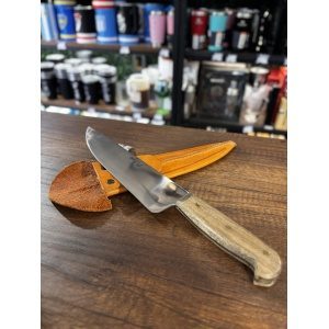 CUCHILLA TALA MANGO DE MADERA GRANDE