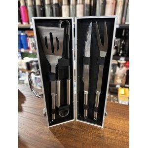 SET ASADO X4 CAJA METAL