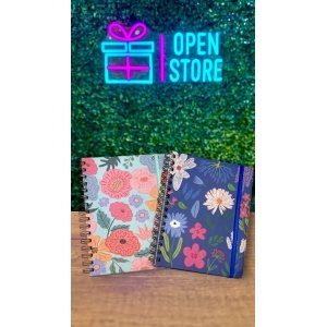 CUADERNO A5 ANILLADO C/ELASTICO PINK ELEPHANT