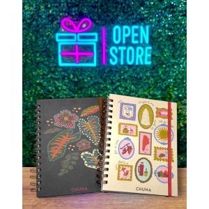 CUADERNO A5 ANILLADO CON ELASTICO CHUNA