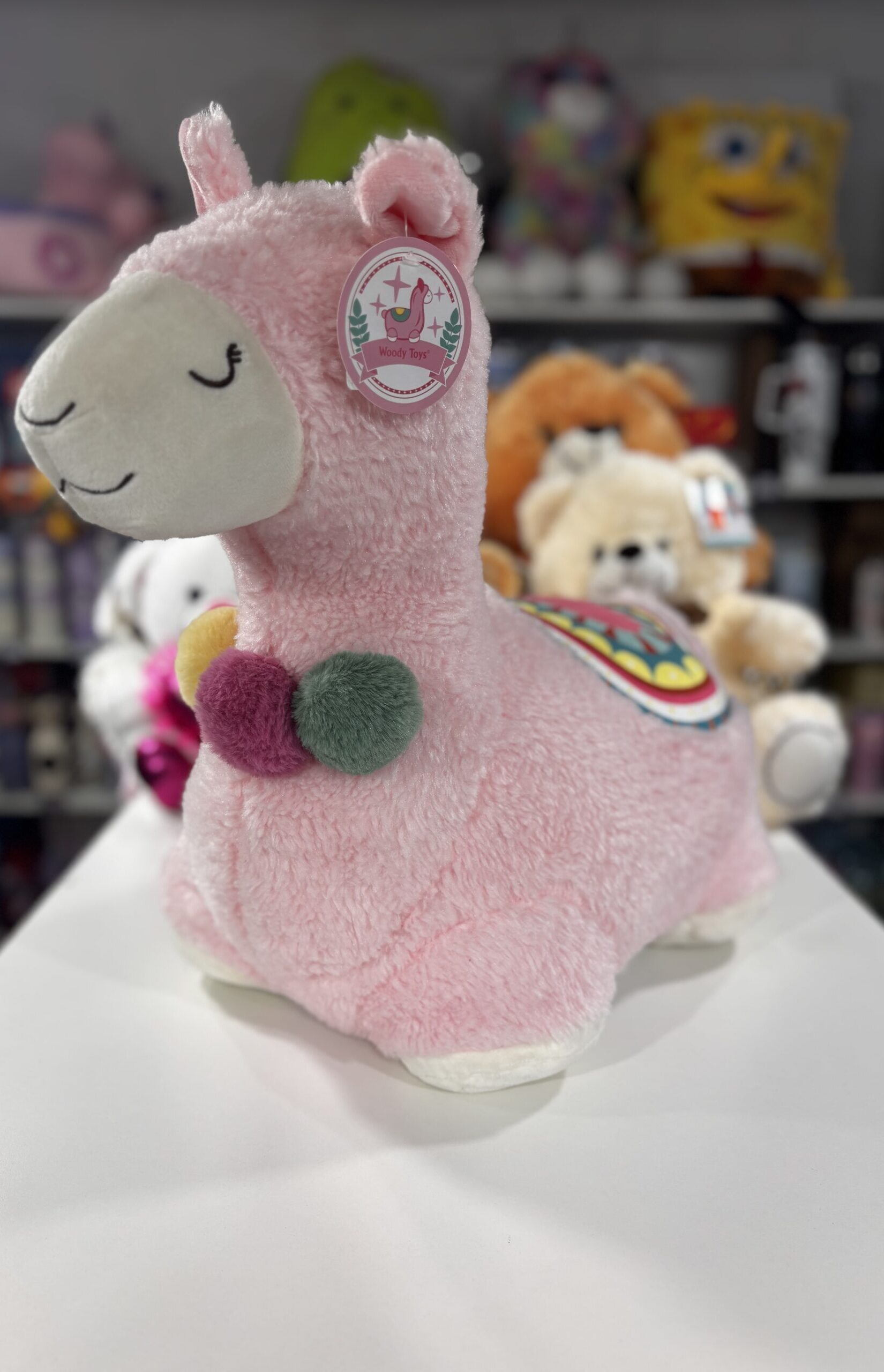 PUFF PELUCHE LLAMA - JIRAFA 17,5"