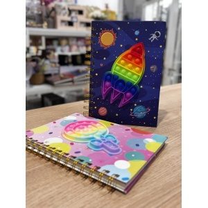 CUADERNO A5 CON POP IT
