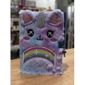 DIARIO INTIMO A5 PELUCHE UNICORNIO / GATITO