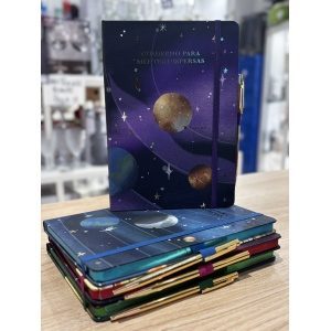CUADERNO A5 LOMO "CEREMONIA DE MAGAS" CON BIROME APALAPAPA