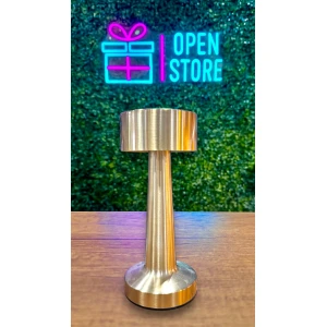 LAMPARA VELADOR RECARGABLE DORADO QUEENS