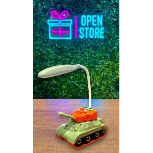 LAMPARA INFANTIL TANQUE DE GUERRA