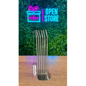 SORBETE DE ACERO CON CUCHARA + LIMPIADOR (426121)