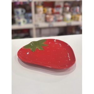 PLATO PLAYO FORMA DE FRUTILLA