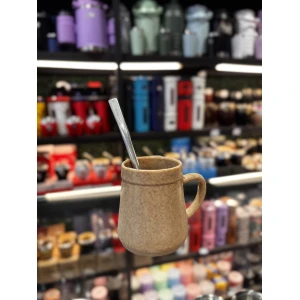 MATE ECOLOGICO CON ASA Y BOMBILLA