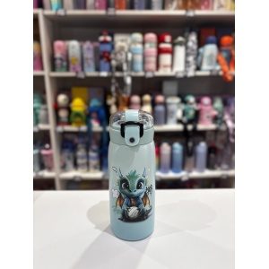 BOTELLA INFANTIL ACERO 350ML CON PICO SILICONA CHIMOLA