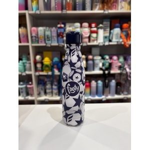BOTELLA ACERO 500ML ENGOMADA FOOTY C/TAPA A ROSCA
