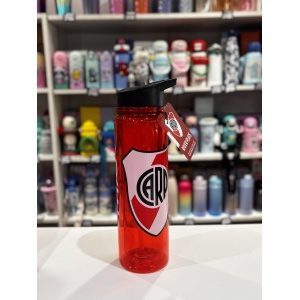 BOTELLA PLASTICO C/PICO CRESKO GLITTER / BOCA / RIVER