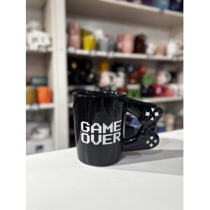 TAZA GAME OVER NEGRA