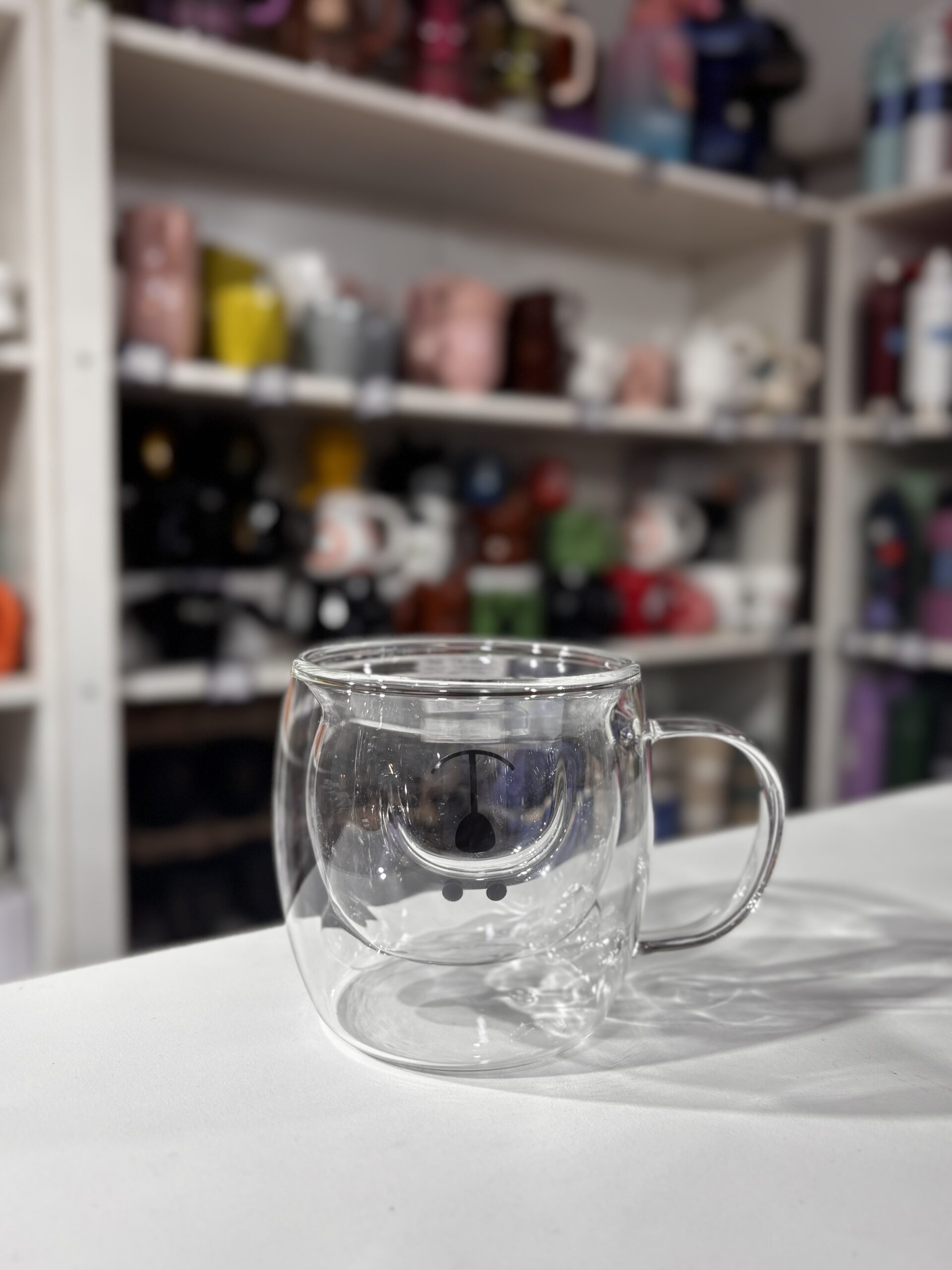 TAZA VIDRIO DOBLE OSITO 250ML