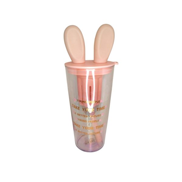 VASO VIDRIO CON SORBETE Y OREJAS DE CONEJO 800ML