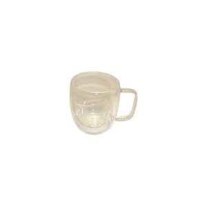 TAZA VIDRIO DOBLE 240ML