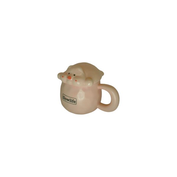 TAZA CON TAPA ANIMALES - Imagen 2