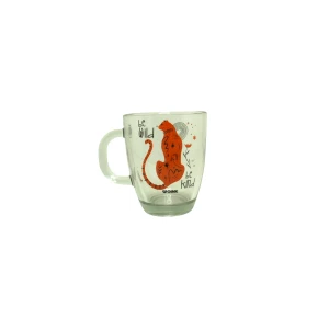 TAZA VIDRIO SERIGRAFIADO OINK!