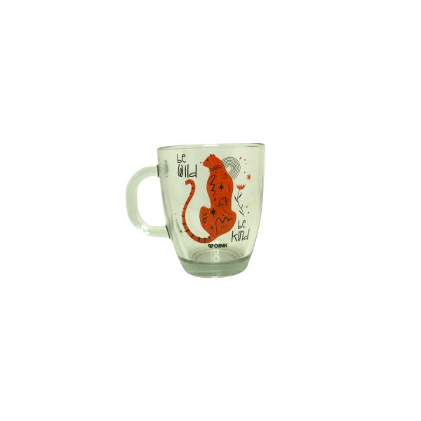 TAZA VIDRIO SERIGRAFIADO OINK!