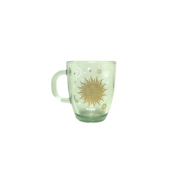 TAZA VIDRIO SERIGRAFIADO OINK! - Imagen 3